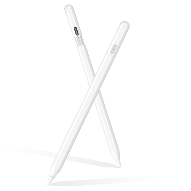 Ergonomic 2nd Wireless Charge Active Touch Tablet Pen Magnetic Adsorption Stylus Pen for Apple Pencil for Ipad 8 9 10 Generation