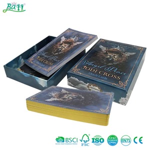 Disfrute de la elegancia atemporal a medida estampado en oro impresiones de tarjetas de oráculo adaptadas para la lectura intuitiva del <span class=keywords><strong>Tarot</strong></span> y los viajes espirituales - Product Image 1