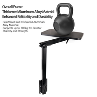 Support mural pliable pour table de camping-car 360° °   Support de table pivotant en aluminium pour caravane, camping-car, bateau