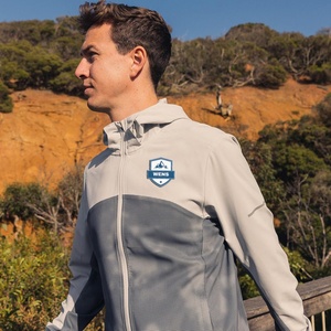 <b>Men's</b> <b>Lightweight</b> Breathable Running Anorak Custom Logo Printed Zip Walking Windbreaker Stand Windproof for Outdoor Hiking Thin - Product Image 1