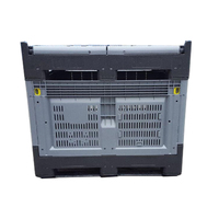 Boîte de palette en plastique pliable empilable de grand Volume Standard australienne, conteneur en plastique en vrac pour le Transport logistique