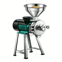 Moulin à poudre en acier inoxydable 304 pour céréales sèches et humides, soja, riz, lait, beurre de cacahuète, café, maïs