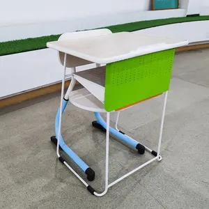 Huihong 교실 장비 제조 업체 학생 연구 책상 및 의자 사용 학교 가구 판매