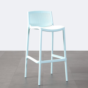 Современные складные легкие стулья для ресторана, стулья-табуреты с высокой спинкой из полипропилена для балкона, двора, улицы - Product Image 6