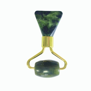 Outil de massage facial en jade Xiuyan en forme de queue de poisson, ensemble de beauté en jade - Product Image 2
