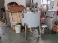 Réservoir de pasteurisation de lait laitier à petite échelle 100-1000l