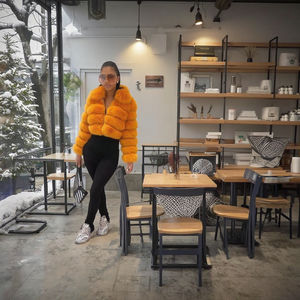 Giacche in Ecopelliccia da <span class=keywords><strong>Donna</strong></span> per <span class=keywords><strong>Moto</strong></span> Inverno 2026, Ultimo Design, <span class=keywords><strong>Giacca</strong></span> Corta Taglie Forti, Prezzo di Fabbrica Shenzhen Lily Cheng - Product Image 1