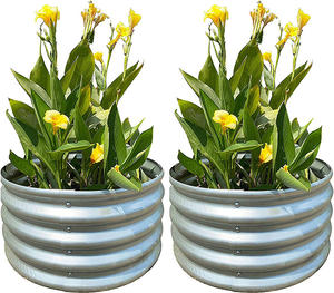 Litthing — Kit de lit de jardin polarisé, 17 pouces de haut, en métal surélevé, réservoir d'herbe, jardinière pour légumes - Product Image 4