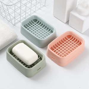 <b>Mesh</b> Soap Dish Rectangular 12x8x3cm Drainable <b>Plastic</b> For Bathroom Sink - Product Image 1