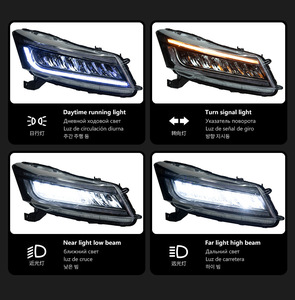 ชุดไฟหน้า LED สำหรับรถยนต์แอคคอร์ด <span class=keywords><strong>G8</strong></span> รุ่นที่แปด ปี 2008-2012 สี 6000k ใหม่ พร้อมไฟเลี้ยวแบบปรับปรุงรูปทรงปีก - Product Image 4