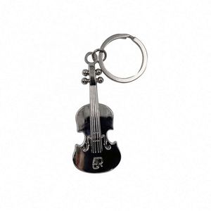 Llavero Metálico con Forma de Violín, Personalizable con Logotipo, Promocional y de Moda, Gran Venta - Product Image 3