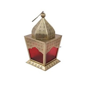 ไฟฉายบีคอนแบบแกะสลักโคมไฟตะเกียงเทียนโลหะโคมไฟตะเกียงรูปลักษณ์โบราณโคมไฟสุดหรูผลิตโดยอินเดีย - Product Image 6