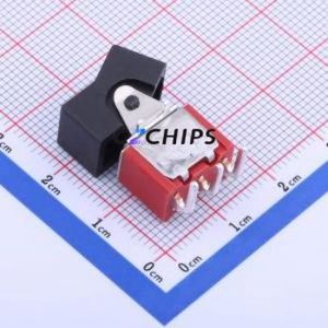 MR-0-102-<strong>A03</strong>-0003-RS Rocker Switch Through hole Component (THT) Switch Concave Bend Solder Tab Black 2A - Product Image 1