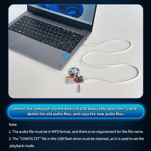 4 MB 4 phút MP3 Âm Nhạc Âm Thanh Chip Mô-đun Cảm Biến Ánh Sáng Chạy Bằng Pin Lithium Cáp <span class=keywords><strong>USB</strong></span> Giáng Sinh Năm Mới Lời Chào Loa - Product Image 4