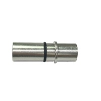 Terminal de prise en cuivre plaqué argent haute précision 12,0 mm, contact à ressort double tête pour connecteurs électroniques industriels