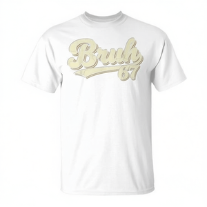 67 Baseball Classic Sport T-shirt à manches courtes pour adulte unisexe à col rond avec impression sérigraphiée - Product Image 2