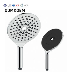 ฝักบัวอาบน้ำแบบมือถือ สแตนเลสชุบโครเมียม คุณภาพดี 3 โหมดการทำงาน - Product Image 1