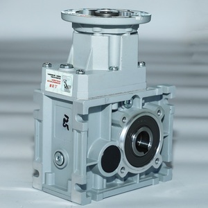 KM Hypoid Speed Reducer Transmission <strong>Gearbox</strong> Semirke 0.11-5.5KW <strong>Bevel</strong> Gear Flange Mounted Flanged Shaft ODM 1400 Input - Product Image 5