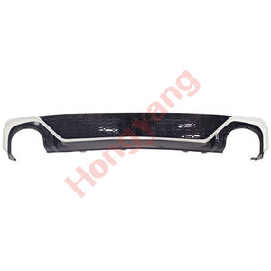 Difusor Trasero para Carrocería de Auto, Repuesto para <span class=keywords><strong>Audi</strong></span> <span class=keywords><strong>A6</strong></span>, Mejora a RS6, Diseño Panal de Abeja/Plateado, <span class=keywords><strong>2019</strong></span> 2020 2021 2022 2023 2024 - Product Image 2