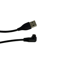 Kabel USB 2.0 Pengisian Cepat Grosir HL 1M PVC TPE Silikon Kepang Konduktor Tembaga Murni untuk Smart Watch iPhone Garmin Fenix