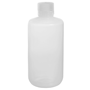 Bouteilles de laboratoire cylindriques à col étroit en HDPE/PP de 500 ml (16,9 oz) avec bouchon à vis, flacon de chimie pour bouteille en plastique - Product Image 1
