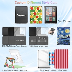 Funda Personalizada con Logotipo en Relieve para <span class=keywords><strong>Kindle</strong></span> <span class=keywords><strong>Paperwhite</strong></span> de 12.ª <span class=keywords><strong>Generación</strong></span>, Funda para <span class=keywords><strong>Kindle</strong></span> 2024 ColorSoft con Parte Trasera Magnética y Cubierta de PU - Product Image 6