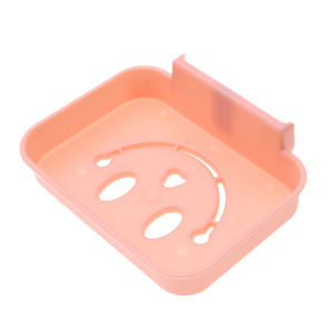 Adhesive wall-mounted soap <b>dish</b>, bathroom soap <b>dish</b>, cartoon smiley face soap <b>dish</b>, soap holder, toilet drain soap <b>rack</b> - Product Image 5