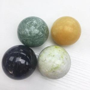 Natural pulido de cristal de jade verde cuarzo bola redondeado <span class=keywords><strong>esfera</strong></span> en la atención de la salud de la bola - Product Image 5