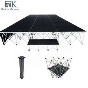 Plataforma de Escenario Móvil de 3x3m, Antideslizante, Portátil, de Aluminio, para Exhibiciones de Truss y Eventos - Product Image 3