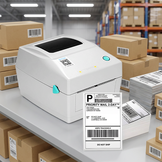 Waterproof 4X6 Direct Thermal Labels 500Pcs Direct Thermal Paper Printer 4*6 Shipping Label