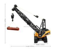 1/14 15CH RC grue à tour 2.4G alliage Construction grue camion 1572 RC véhicule d'ingénierie
