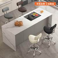 Tabourets pivotants universels en cuir pour cuisine, salle à manger, bar, caisse, salon de beauté, coiffure, réglables en hauteur, avec roulettes, modernes