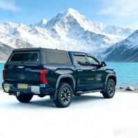 Boîte de rangement arrière pour camion 4x4, en alliage d'aluminium durable, étanche, avec verrouillage, style sport, installation sans perçage, compatible avec TOYOTA TUNDRA 2014+