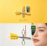 Sensor de Flujo Electromagnético Portátil, Velocidad de 0.01~10m/s, Pantalla LCD de Micro Potencia, para Medición de Flujo en Navegación con Cuerdas y Varillas