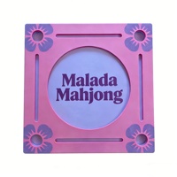 Porte-gobelets et supports intégrés, tapis de mahjong flottant, planche flottante en mousse non pneumatique, table en EVA imprimée sur mesure