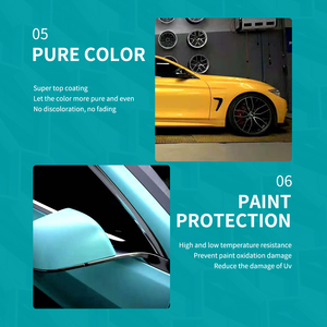 Film de protection de voiture en vinyle brillant de qualité supérieure, vert kaki cristallin brillant, film auto-adhésif avec libération d'air - Product Image 5