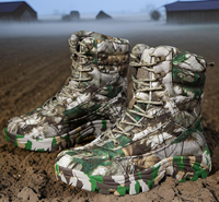 Bottes tactiques de chasse DF 1906 AS33 pour homme, grandes tailles 39-47, couleur kaki-vert, pour l'Afrique, la pampa, la forêt et le désert
