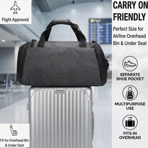 Borsa da Viaggio Impermeabile Personalizzata, Grande Capacità, per Weekend e Palestra, con Scomparto per Scarpe - Product Image 5