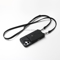 Étui pour téléphone portable en cuir véritable pour iPhone 17 Pro Max avec logo personnalisable