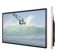Pantalla de publicidad para autobús, dispositivo de montaje en pared superfino, 32 pulgadas, Android 7,1, 1GB, 8GB, ADS, software, Módulo 4G, parte trasera fija del controlador