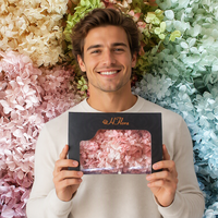 Vente en gros de 20g de fleurs d'hortensia séchées conservées et décoratives éternelles dans une boîte pour la maison, le mariage, le bouquet de fleurs en ligne