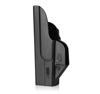 Étui tactique en polymère noir IWB pour G43, accessoire visible et élégant