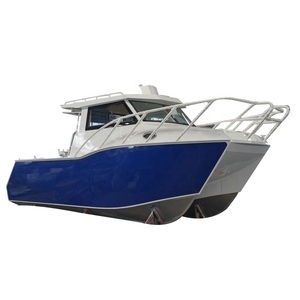 Aluminium 29ft twin hull yacht Catamaran leisure cabin cruiser speed boat fishing boat for sale