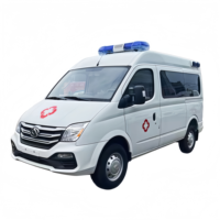 Ambulance d'usine chinoise 4x2 pour transfert hospitalier, véhicule d'urgence médical avec surveillance, ambulance d'exportation