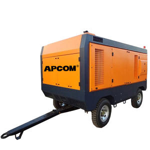 Compresseur d'air à vis portable 14bar diesel APCOM 194kw 260HP 800cfm diesel mine compresseur appareil de forage utilisé - Product Image 2