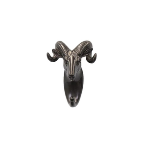 Ganci appendiabiti da parete a forma di testa di animale alla moda, <span class=keywords><strong>in</strong></span> <span class=keywords><strong>resina</strong></span> resistente, creativi, per decorazioni domestiche - Offerta imperdibile - Product Image 1