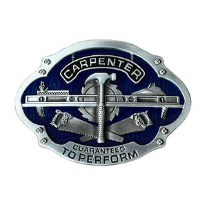 个性化锌合金牛仔皮带扣，带模切印刷和电镀，适用于西部服饰 - Product Image 4