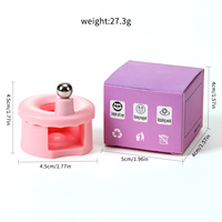 Nouveau style en gros Aimant circulaire rotatif pour nail art, aimant œil de chat, outil d'attraction de la lumière avec boule en acier pour effet œil de chat sur ongles