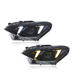 Nouveau style de voiture pour F20, projecteur de phare LED 12V, lentille <span class=keywords><strong>2012</strong></span>-2015 116i/118i/120i, 6000K, double couleur DRL, 10000 lumens, 70W - Product Image 1