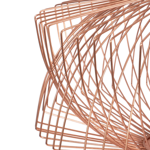 Lampada da Tavolo con Gabbia in Filo Metallico, Design in Metallo e Base in Marmo, Lampada d'Accento per Camera da Letto o Soggiorno - Product Image 4